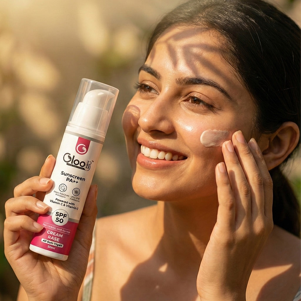 GlooB Sunscreen PA++ SPF 50 – Broad Spectrum Protection (50 ml)