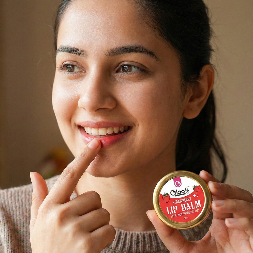 Strawberry Lip Balm – Natural Moisture for Soft, Healthy Lips