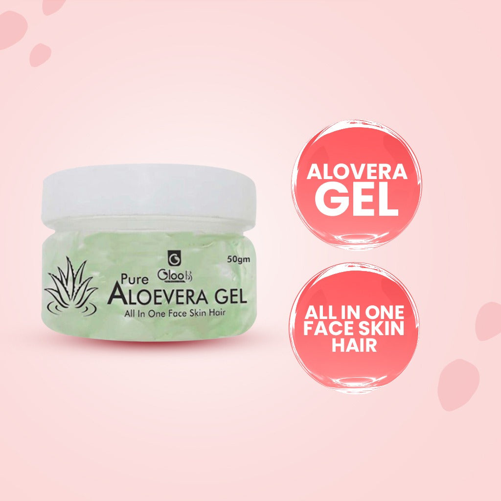 Pure Aloe Vera Gel – All-in-One Care for Face, Skin & Hair