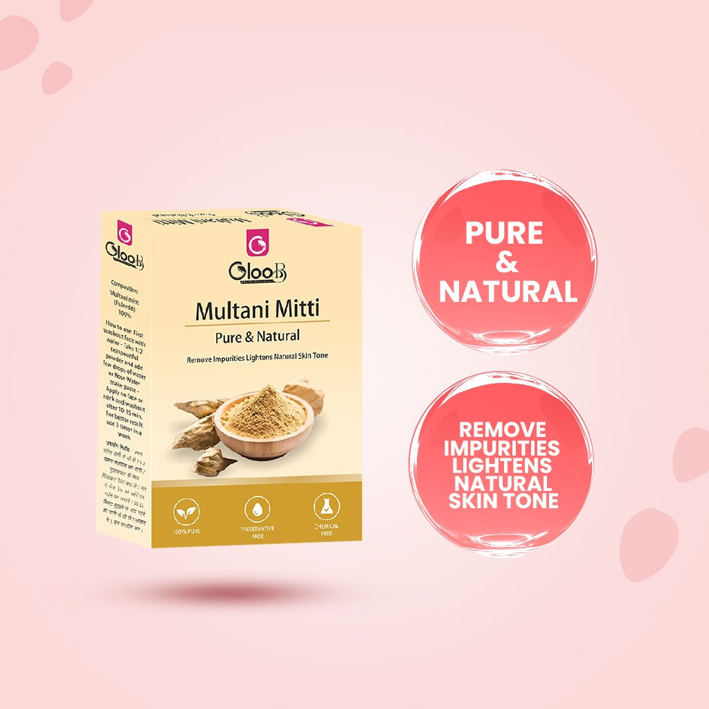 Multani Mitti (Fuller’s Earth) – Pure & Natural Skin Cleansing Clay