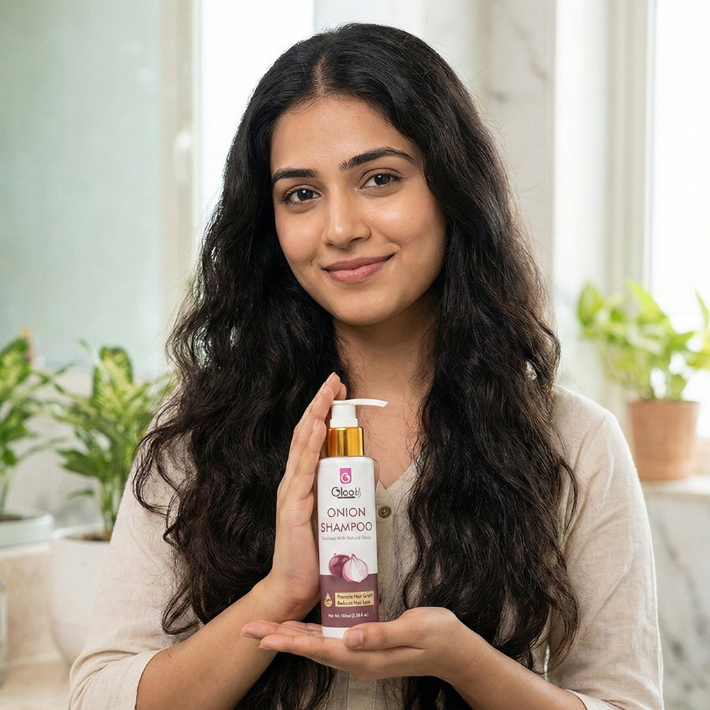 Gloob Onion Shampoo – Enriched with Natural Onion Extract
