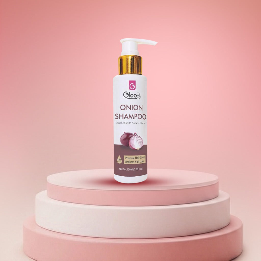 Gloob Onion Shampoo – Enriched with Natural Onion Extract